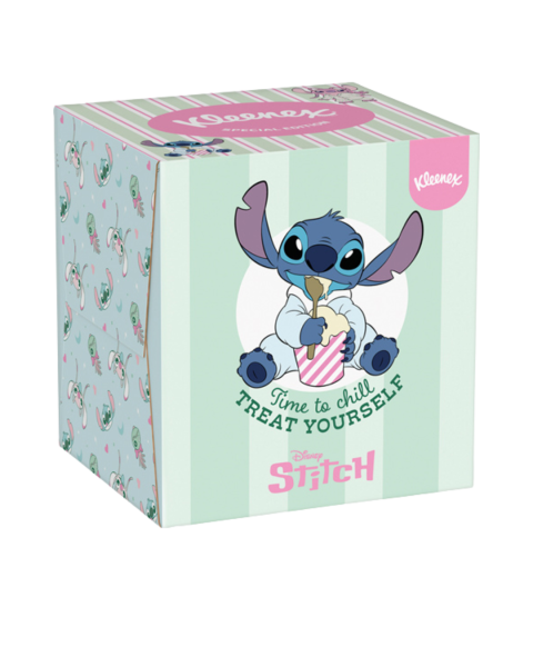 Kleenex Disney Taschentuecher, Wuerfel­ Box, 3­lagig, Design wechselnd, 48 Stueck